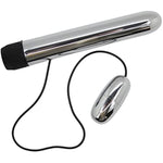 Dual Bullet Vibrator Personal Massager, Adjustable Dial Vibration Settings, Sex Toys For Women Men Couples, 2 Motors, Silver