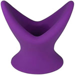 Silicone Anal Butt Plugs:Hollow Tunnel Anal Plug Anal Trainer Purple Anal Training Anal Sex Toys For Men Women Couples Soft Anus Dilator Anal Sex Trainer V-Shape Bdsm Toys Anal Toys (S)