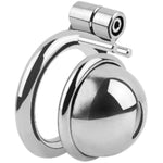 Men'S Chastity Device Penis Cage Chastity Lock Virginity Lock Short Male Chasity Device For Men Penis Silver Grey(40Mm)