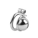 Men'S Chastity Device Penis Cage Chastity Lock Virginity Lock Short Male Chasity Device For Men Penis Silver Grey(50Mm)