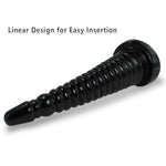 9.05 Inch Anal Plugs Anal Beads Large Butt Plug Anal Sex Trainer Big Anal Dildo Anal Sex Toys With Strong Suction Cup Soft Buttplug Anal Expander For Men Women Sex Toys Dildo (Black)