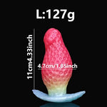 4.5'' Monster Realistic Dildo Butt Plug Anal Toys, Silicone Knot Fantasy Stretching Dildo with Anchor Curved Base, Anal Stretcher Prostate Sex Toy, Wearable Anal Plug Trainer for Men Women Couples