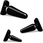 Anal Adventures Basic Plug Kit Set Of 3 Butt Plugs, Sex Toy For Men, Sex Toy For Women, Black