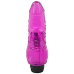 7.2" Realistic Vibrating Dildo with Clit Stimulator - 2.6" Thick Width - G-Spot and P-Spot - Sex Toy for Men Women Couples - Multi-Speed Vibrator - Body-Safe TPE - Vaginal Anal Masturbation - Pink