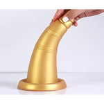 Super Soft Liquid Silicone Anal Plug Ice Cream Cones Exterior Design Adult Toy Vaginal Massage Prostate Stimulation Double Use Butt Plug For Man Woman Couple Masturbation Dildo Sex Toy (M)