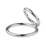 Stainless Steel Penis Ring Double Cock Ring Male Glans Ring Delayed Ejaculation Increase Stimulation Chastity Bondage Sex Toys For Men