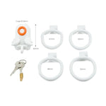 3D Printing Wings Chastity Cage With 4 Movable Carabiners And 2 Keys, Hollow Design Cock Cage For Men, Adult Sex Toys, Male Chastity Lock Bondage Sets