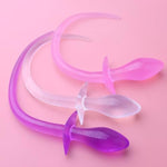 Sexy Dog Tail Butt Plug For Men Women - Anus Dilator Anal Masturbation Sm Cosplay Butt Plug For Men Women Beginner (White)