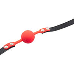 Red Mouth Ball Gag Harness Mouth Restraints Adult Products With Lock