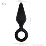 Anal Trainer Set Silicone Butt Plugs, 5Pcs Anal Training Kit With Flared Base Prostate Massager Sex Toys For Beginner Mens And Women