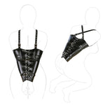 Pu Leather Hand Restraints Bondage Armbinder Bdsm Adjustable Restraints Arm Handcuffs Bondage Bag Handcuffs Wrist Restraint Harness Fetish Sex Toy