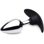 Tailz Dark Invader Metal & Silicone Anal Plug - Medium, 1Count