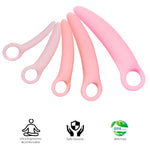 Silicone Pelvic Floor Muscle Exerciser Trainer Set - Pink