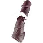Reusable Penis Sleeve With Cock Ring Sex Toy, 2.95'' Silicone Cock Extension Penis Extender Ultra-Soft Penis Enlarger For Men & Women, Couple