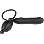 Silicone Adult Sex Toy Expand Inflatable Butt Anal Plug - Body-Safe Medical Grade Waterproof Butt Sex Toy For Male, Female And Beginners (Black Classic Style)-B