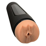 Doc Johnson Main Squeeze - Katrina Jade - Squeeze Plate for Precise Pressure - Twist End Cap to Control Suction - Discreet Premium Stroker - Male Masturbator, Vagina, Vanilla (5200-21-AM)
