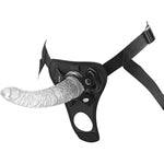 Harness & Strap-On Set, 2.8'' Diameter Huge Thick Dildo