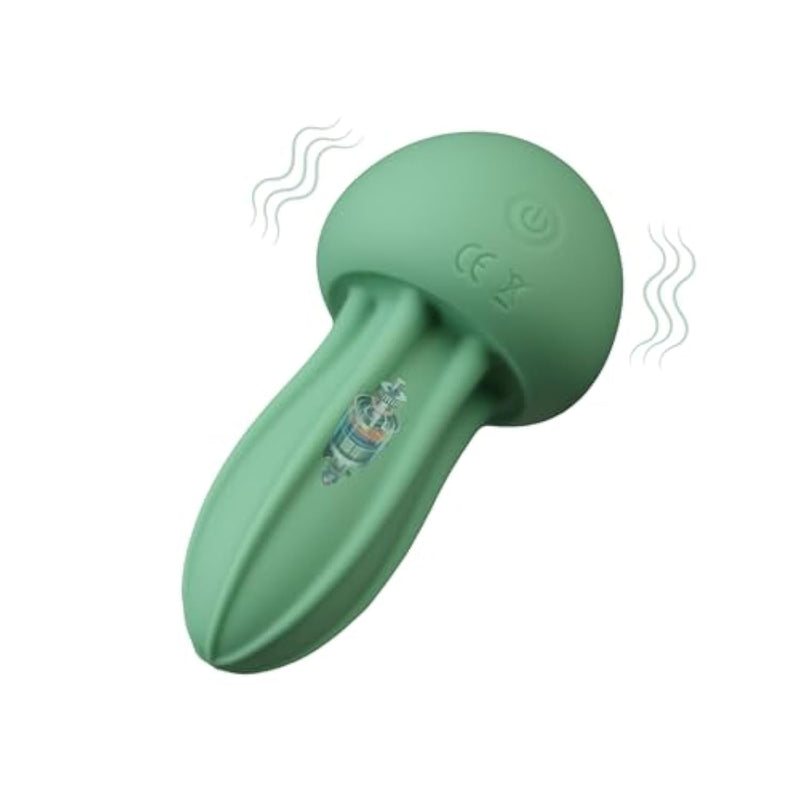 Mushroom Shape Sex Toy Small Clitoral Stimulator Mini Vibrator 10 Frequency G Spot Climax Female Clitoral Anal Vibrator Massager Portable Sex Toys