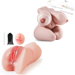 3 In 1 Male Masturbator Pocket Pussy, Sex Doll, 9Lb Jelly Super Big Boobs Sex Doll,Realistic Male Masturbator &Drying Stick& Heating Rod&Sex Doll Douche Washer Hose