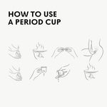 Lunette Menstrual Cup - Clear - Model 2 for Medium to Heavy Menstruation - Natural Alternative for Tampons and Sanitary Napkins