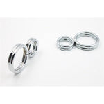 Metal Delay Penis Ring Figure Eight Shape Double Ring Cock Ring For Male