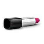 Blush Rosé Lipstick 4" Mini Pocket Vibrator, Satin Smooth Tip - Discreet Quiet Bullet Stimulator - Personal Intimate Zone Massager, Clit & Pussy Pleaser - Pleasurable Adult Sex Toy For Women - (Black)