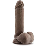 Adult Sex Toys – Au Naturel Sensa Feel Dual Density Realisitc Dildo – 8 Inch – Body Safe – Flexi Shaft Lifelike Penis, Suction Cup, Harness Compatible – Women, Men, Couples – Chocolate