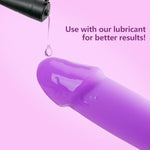 Realistic Dildo Anal Plug Training Sets For Beginners Lifelike With Strong Suction For Hands-Free Play, Realistic Penis For G-Spot Stimulation Dildos Anal Sex Toys For Women And Couple (Purple)