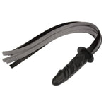 Sm Flogger Sex Flogger&Dildo 2-In-1 Leather Whip Sex Toy Binding Sex Spanking Whip Sexual Abuse Bdsm Fetish Flirting Slave Sex Whip Role Playing And Binding Sex Games