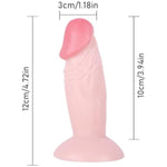 Sex Toys Anal Plug For Beginners, Butt Plug Training For Women, Lesbians, Men, Gay & Couple (4.5" Flesh)
