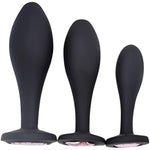 Spice Up Intimate Moments With Our Decorative Jewel Butt Plug - Perfect For Anal Play & Intercourse | Double-Sided Gem | Water-Based Lubricant Recommended | Easy To Clean & Store | Small Pink