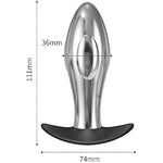 10 Modes Anal Vibrator With Remote, Recharge Metal Anal Plug Prostate Massager Adult Sex Toy For Men Women