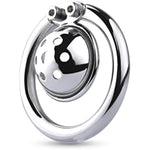 Stainless Steel Smooth And Light Men'S Desire To Escape Chastity Lock Short Chastity Lock Cage 55Mm