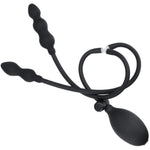 Inflatable Anal Beads Butt Plug And 2 Anal Plug Silicone Butt Plug Sex Toys Butt Expand Trainer Anal Dildos For Women Men Couples Anal Pump Dildo For Men Sex Toys