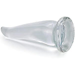 Transparent Anal Plug For Male Female,Anal Toy With Strong Suction Cup G-Spot Stimulate Sex Toy With Powerful Suction Cup For Beginner Advanced (S)