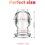 Hollow Anal Plug Clear Anal Dilator Women Sex Toys,Butt Dilator Tunnel Anal Speculum Washer Douche Enema Adult Sex Toys For Couples Adult Pleasure