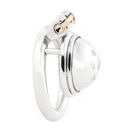Male Short Chastity Device Stainless Steel Men'S Virginity Lock Sm Penis Exercise Sex Toys J17355 55Mm