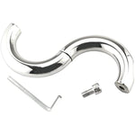 Male Penis Cock Ring Delay Head Glans Ring Stainless Steel Scrotum Ball Stretcher Weights Adult Sex Toys(Small)
