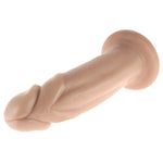 Vixskin Maverick Dual Density Realistic Silicone Dildo, Vanilla/Ivory