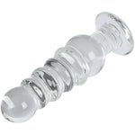8.2" Huge Glass Anal Plug Large Butt Plug With Graduated Beads For Experienced Users Crystal G-Spot P-Spot Massager For Men Women