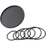 5” Universal Dildo Holder For Kliclok System Sex Machines, Oversize Suction Cup With Rubber Rings For Irregular Flat Base Dildo