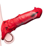 Adult Penis Sleeve Pennis Extender Cock Sleeve With Cock Ring,Silicone Penis Sleeve Extender Sex Toys,Delay Ejaculation Penis Time Expand,Suitable For Sex Toys Intimate Play With Couples (T203F-1)