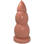 10.03" Super Huge Thick Anal Butt Plug Anal Beads Giant Anal Sex Trainer Anal Plugs Strong Suction Cup Big Butt Plugs Sex Toys For Advanced Anal Player Large Anal Training Toy (Skin Color)