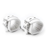 Bdsm White Bondage Handcuffs Adjustable Soft Leather White Erotic Handcuffs With Carabiner Bed Bondage Restraints Sex Toy For Women Men Couples