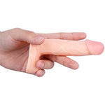 4 Inch Realistic Small Dildo,Beginner Anal Plug,Soft Anal Dildo With Curved Shaft And Balls,Adult Sex Toy Women Men Couples.Experience Multi-Purpose Mini Style(Flesh)