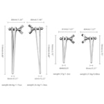 Stainless Steel Urethral Sounds Dilators With Adjustable Screw Stainless Steel Rod Sex Toys - Catheters & Sounds Penis Plug Sounding Rods Bdsm Prostate Massage For Male Exercise (Long,8Mm)