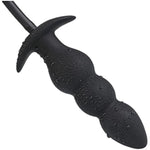 Inflatable Butt Plug Silicone Anal Sex Toys 30Cm*10Cm Black