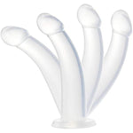 Anal Plug Set, 3 Sizes Butt Plug Trainer Kit G-Spot Dildo Penis Dong Prostate Massager With Strong Suction Cup Adult Sex Toy For Beginners & Experienced Users