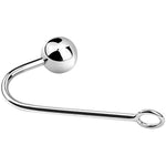Anal Hook, Solid Single Ball Rope Hook With 2 Replaceable Balls And Ring, Bondage Fetish Sex Toy For Unisex Adult (0.77 Pounds)