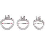 Ergonomic Design 304 Stainless Male Chastity Device Base Ring Spares H345 (1.77 Inch / 45Mm)